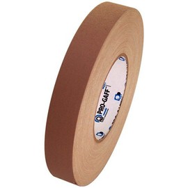 Pro Gaff Gaffers Tape 1 and 2 inch Widths, 17 Colors Available, 1 inch, Tan/Beige
