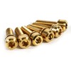 Bike Stem Bolts, Bicycle Stem Replacement Bolt, 6pcs Titanium Alloy