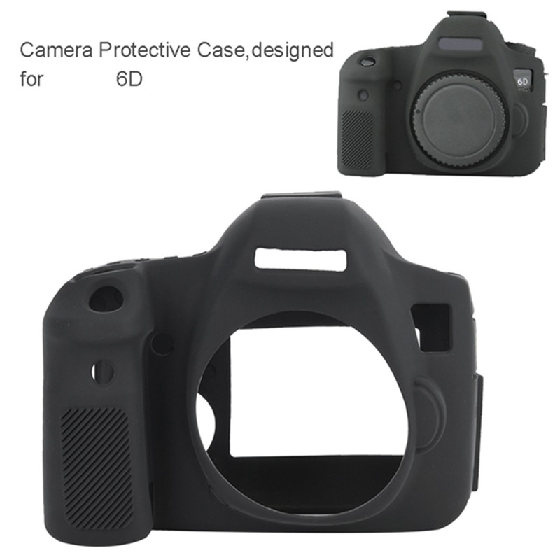 Soft Silicone Camera Case Protective Cover Skin for Canon 6D