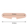 VGOL Pack of 2 Base Plates for Guitars, Single Coil