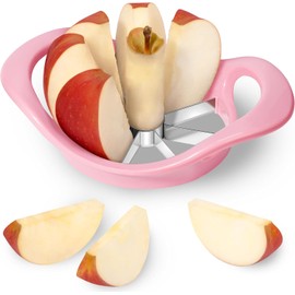 Rainspire - Cortador de manzana de 8 rodajas, cortador de manzana y escorador de 8 hojas, herramienta de descorador de manzana con cuchillas de acero inoxidable, cortador de frutas súper afilado
