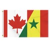 3×5 FT Canada Senegal Flag, Large 100D Canadian Senegalese Friendship