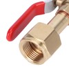 CO2 Universal External Hose Adapter G5/8-14 24in Dual Valve Soda