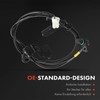 Frankberg 2x ABS Sensor 2-polig Hinten Links Rechts Kompatibel mit