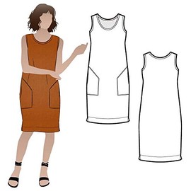 Style Arc Sewing Pattern - Iris Woven Dress (Sizes 04-16)