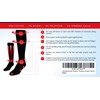 Compression Socks Women Toeless XWide - Arch Support and Ankle