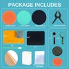 Luxiys 174 Pcs Trading Card Cleaning Care Tool Accessory Kit,