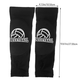 TOVINANNA 2 Pairs of Breathable Sports Wrist Braces Elastic Arm Sleeves for Volleyball Basketball Training Adjustable Compression Support for Women Men Injury Recovery Protection