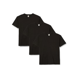 Fruit of the Loom Fruit of the Loom Men's Heavy T Shirt, Black, M UK