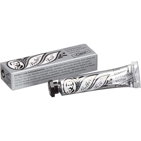 Brother's Love Moustache Wash, Clear, Pack of 2 (2 x 10 ml)