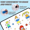 YUNAI Small Whiteboards A4, 2PCS Double Sided Mini Whiteboard with