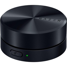 Razer Wireless Control Pod: Advanced Audio Control for Nommo V2 & Leviathan V2 Speakers - RGB Light Customization - Rotatable, Clickable Dial & Source Button - Durable Aluminum Alloy - USB & Bluetooth