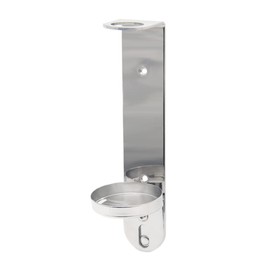380ml Wall Mounted Single Chrome Silver dispenser bracket Ideal for Prija and Geneva Guild Bottles