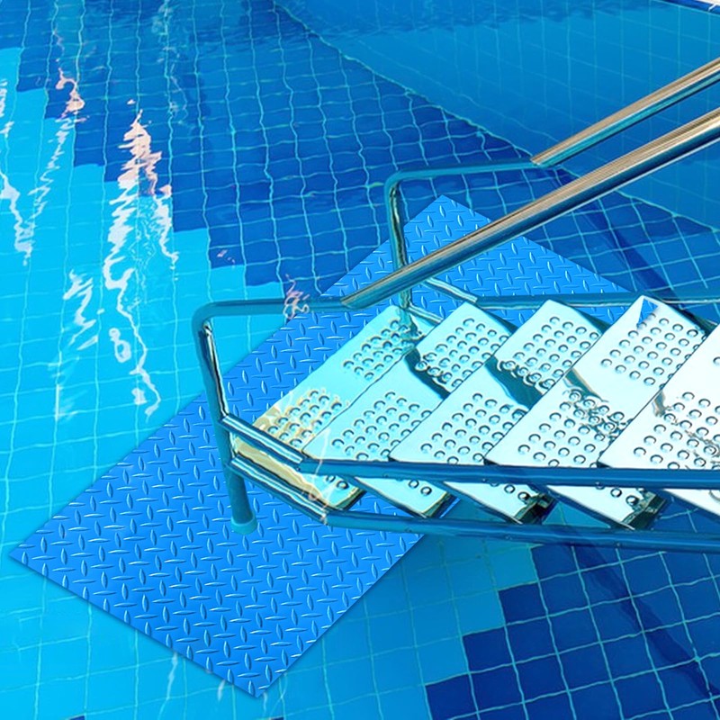 Large Swimming Pool Ladder Mat 17"x38" Protective Ladder Pad Non-Slip