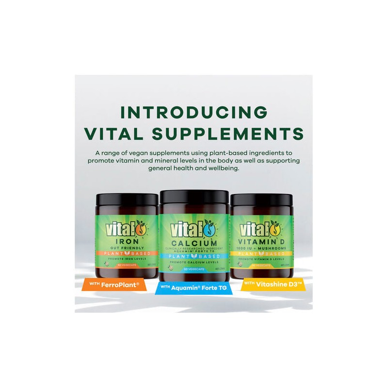 Vital Vegan Vitamin D Vegecaps 60 Capsules