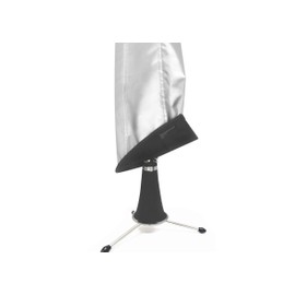 Maloney StageGear Clarinet Case - Dust Cover with pocket for clarinet mouthpiece - Reversible Black Nylon Keeps it Free from Dust, Dirt, Moisture; Silver Reflective Material Protects from Sun