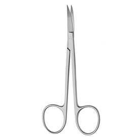 Guttek - Tijera Iris 11cm Curva Instrumental Médico Guttek Pakistán