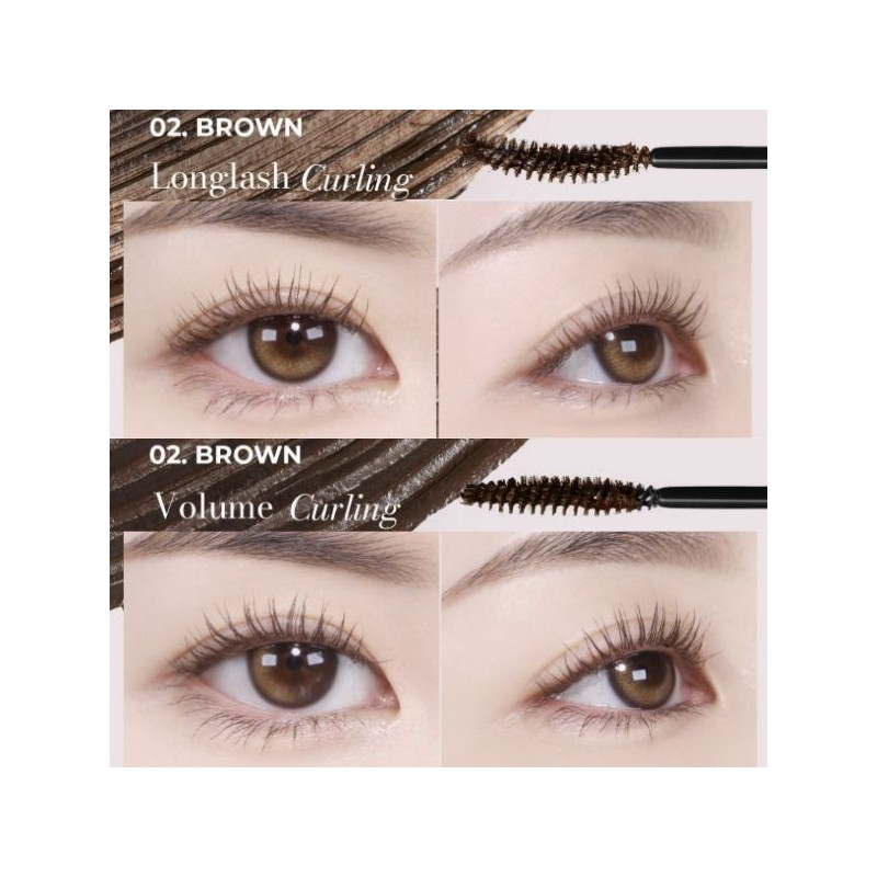 MUDE Inspire Longlash/Volume Curling Mascara 10ml, Color:03 Volume Black