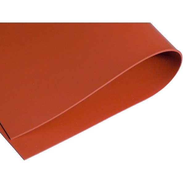 Red Silicone Rubber Sheet, 60A 1/16 x 9 x 12
