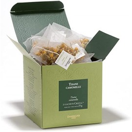 Dammann Teas Camomille Herbal Tea Infusion - 25 Crystal Tea Bags