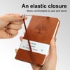HOMEMARS Small Notebook, Pocket Notebook, 3 Pack, Notebook A6, Squared,3.7"