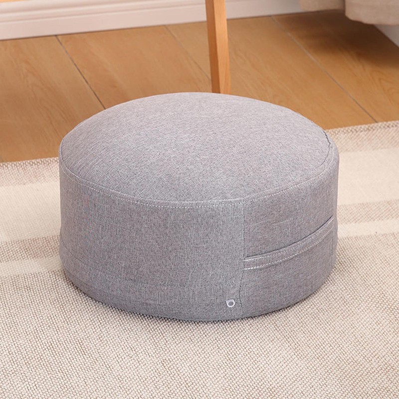 Floor Pillow 20cm Thickness Cotton Fabric Soft Comfortable Detachable Round