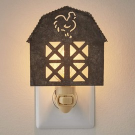Park Designs Barn Night Light Galvanized