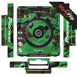 StyleFlip Skins Pioneer CDJ-1000 MK3 | Green Camo | Protective Decal | StyleFlip Skins