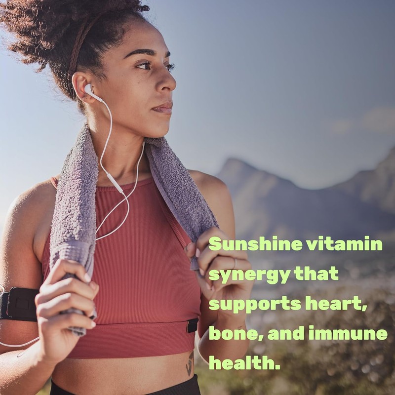 DEAL SUPPLEMENT Vitamin D3 5,000 IU + K2 MK7 Softgels,