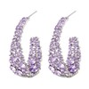 Statement Earrings for Women Bohemian Hoop Earring Cz Dangle Drop