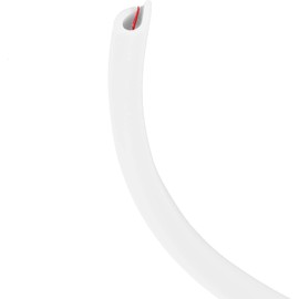 Car Door Edge Guards, 16Ft(5M) No Glue Universal Fit U Shape Rubber Edge Trim Car Door Protector Automotive Door Entry Guard Automotive Trim Car Door Edge Protector for Trucks Sedans SUV White