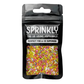 SPRINKLY - Matt Sugar Strands - Rainbow - 30g