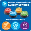 Learning Resources Lights and Sounds Buzzers, Juegos para Noche Familiar,