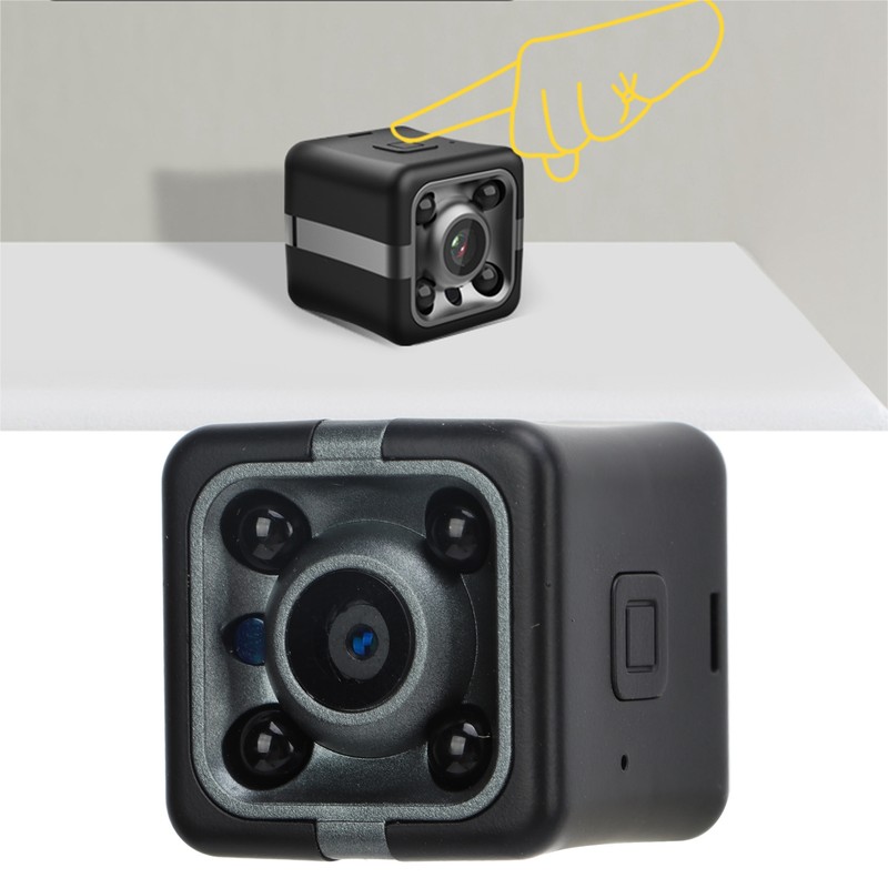 1080P HD Mini Camera with Fixed Bracket Infrared Night Camera
