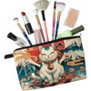 Livel lhood Fortune Cat Makeup Bag Cute Small Organizer Zipper
