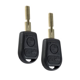 BestKeys 3 Button Head Chip Key Fob Keyless Entry Remote Transmitter Replacement fit for 1994 - 1999 3 Series5 Series 7 Series E38 E39 E36 FCC ID:LX8 FZV (2)