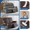TAOCOCO 100% Waterproof Loveseat Recliner Cover-Recliner Cover with Non-Slip Granule,