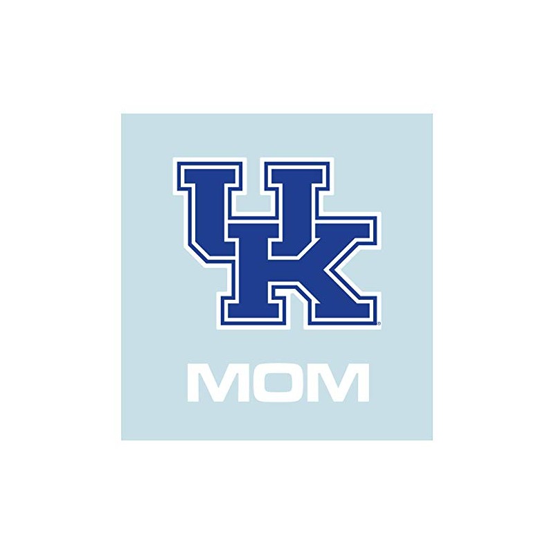 Craftique Kentucky Decal (BLUE/WHT UK MOM DECAL (5"), 5 in)