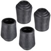 TRUSCO TRRCC19BK Chair Leg Cap, 0.7 inches (19 mm), Black,