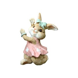 Gemmia Miniature Fairy Garden Rabbit Figurine- Affection Rabbit