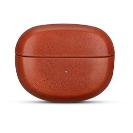 LOPIE Designed for Bose Ultra Leather Case Cover, Handmade Case Fully-Wrapped with Top Grain Leather, Protective Hard Shell Cover for Bose Ultra Open Earbuds - Brown