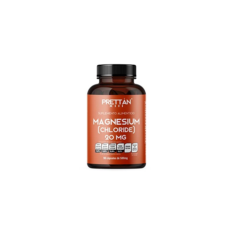Prettán XIII Suplemento Alimenticio Cloruro de Magnesio 20 mg Frasco