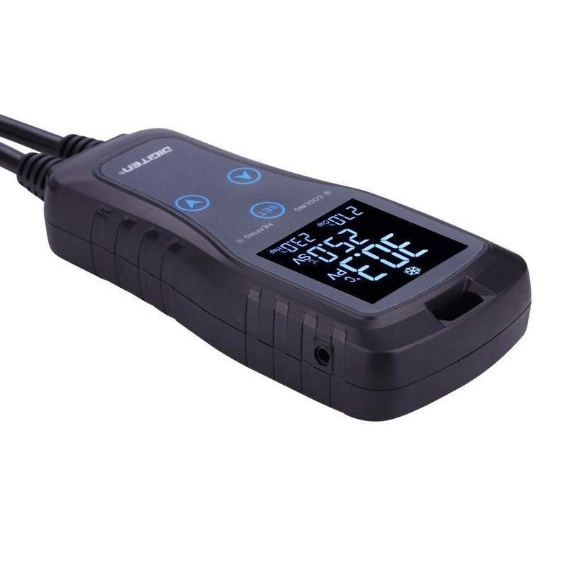 DIGITEN Chest Freezer Refrigerator Digital Temperature Controller 2-Stage Thermostat Outlet