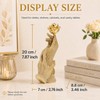 MOTIAHOOM Gold Hands Holding Rose Figurine