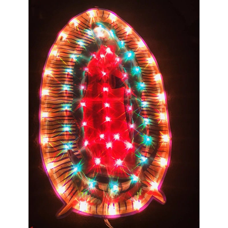Light Up Lady Of Guadalupe Light Virgen De Guadalupe Luz