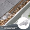Nuanchu 8 Pcs Wedge Downspout Screen Gutter Guard Downspout Filter