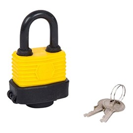 Fort Knox 77007 40 mm Weather Resistant Padlock - Yellow