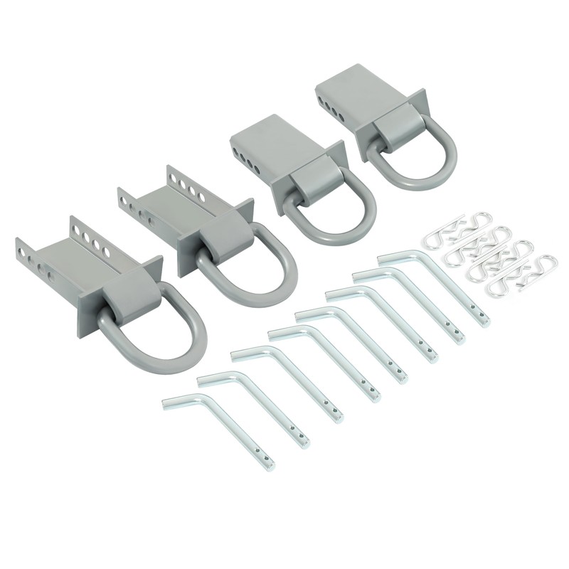 KUAFU Trailer Stake Pocket D Rings Compatible with Standard 2"