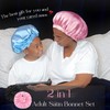 YANIBEST Satin Bonnet Silk Bonnet Sleep Cap for Women Extra