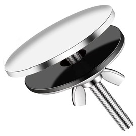 5 cm Stainless Steel Blind Plug Cover, Sink Hole Cover, Tap Hole Cover, Stainless Steel Tap Hole, Sink Tap Hole Cover for Kitchen and Bathroom Sink (Silver)